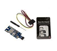Adaptateur MiniPCIe vers USB 9 points interne pour module WWAN LTE Avec support carte SIM. Mini PCI Express, compatible 3G 4G