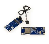 Adaptateur MiniPCIe vers USB pour module WWAN LTE Avec support carte SIM. Compatible 3G 4G Avec support carte SIM. Compatible 3G 4G G