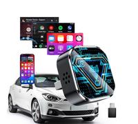 Adaptateur miroir sans fil 3 en 1 Carplay Smart Carplay Mirror Link Android Autoavec WiFi 5 GHz et Bluetooth 5.0, connexion rapide et stable, mini adaptateurs au design stable