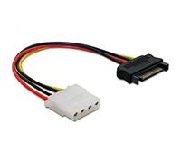 Adaptateur Molex FEMELLE - SATA MALE Transfome un connecteur d'alimentation SATA en Molex Transfome un connecteur d'ali