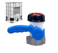 Adaptateur mort | Raccord de valve de rechange de 6 cm - Pièce de rechange avec joint en silicone - Connecteur étanche sûr et résistant pour robinet pour garage et secteur industriel