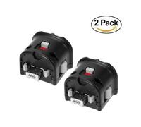 Adaptateur Motion Plus 2X pour télécommande NINTENDO Wii Noir