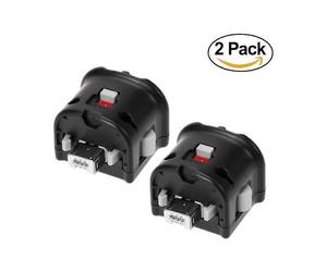 Adaptateur Motion Plus 2X pour télécommande NINTENDO Wii Noir