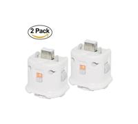 Adaptateur Motion Plus - Tiers - Télécommande Wii - Blanc - Lot de 2 - Compatible avec le Nunchuk