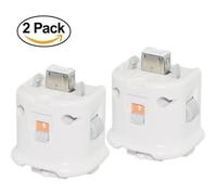Adaptateur Motion Plus - Tiers - Wii Remote - Blanc - 2 pièces - Compatible Nunchuk