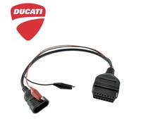 Adaptateur Moto - ICARSOFT - Ducati - 3 Broches vers OBD2 - Universel - Noir