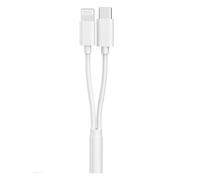 Adaptateur Multi Lightning vers Prise Casque 3,5 mm, Dongle Audio auxiliaire pour iPhone + Adaptateur USB C Type C vers 3,5 Femelle pour iPhone 16 15 14 13 Pro Max 12 11 XS XR 8 7