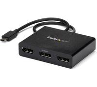 Adaptateur Multi-Moniteur Usb-C 3 Ports, Hub Usb Type-C Vers 3X Displayport 1.2 Mst, Triple 1080P 30Hz Dp Laptop Display Extender / Splitter, Câble Extra-Long - Windows (Mstcdp123D[VIT695177]