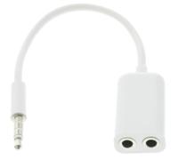 Adaptateur Multi-Prise Jack 3.5 - AVIZAR - Câble double entrée audio - Écoute à deux - Compatible Smartphone/MP3
