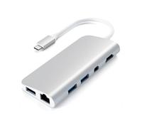 Adaptateur Satechi Type USB C vers Multimedia - Argent - Pour Mac - ST-TCMM8PAS