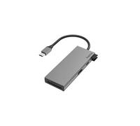Adaptateur multiple USB-C, 6 ports, 2xUSB-A, USB-C, HDMI, SD, micro SD