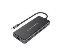 Adaptateur multiport 12 en 1 - CONCEPTRONIC - DONN15G - USB Type-C - HDMI 4K - VGA 1080p