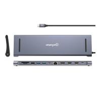 Adaptateur Multiport - MANHATTAN - 12 en 1 - 4K 60Hz - HDMI, DisplayPort, USB-A