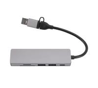 Adaptateur Multiport Sonew USB C Hub, Hub USBC Portable Compatible avec Les Ordinateurs Portables, Tablettes, Smartphones et Autres Appareils de Type C