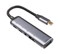 Adaptateur multiport USB C 5 en 1 avec sortie audio 3,5 mm, USB 3.1, USB 2.0, PD 100 W, pour MacBook Pro, iPad, iPad