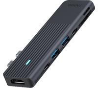 Rapoo Adaptateur USB-C Multiport 7-en-2 Gris
