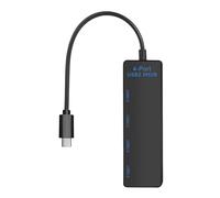 Adaptateur multiport USB C avec 4 ports USB 2.0 480 Mbps adaptateur de charge rapide pour bureau, étude, divertissement
