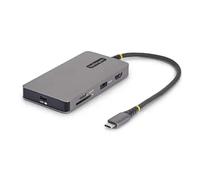 StarTech Adaptateur Multiport USB-C 9-en-1, HDMI 4K 60Hz, 140W Power Delivery, USB 10Gbps, GbE, Slots SD/MicroSD, Mini Dock