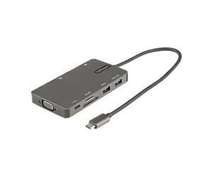 Adaptateur Multiport USB-C - Dock de voyage HDMI 4K 30Hz ou VGA - Hub USB 3.0 5Gbps (Ports USB A / U