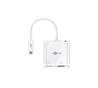 Adaptateur multiport usb-c hdmi+vga+pd 100 w - étend un appareil usb-c avec une connexion hdmi, une audio 3,5 mm et une connexion vga
