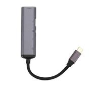 Adaptateur multiport USB C Hub 5 en 1 avec 3,5 mm Jack USB3.1 USB2.0 Tapez un port de charge PD pour la tablette téléphonique iOS ordinateur ordinateur portable Pro S23