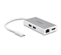 Adaptateur Multiport USB-C - Mini Station d'Accueil USB-C avec 4K HDMI - 60W PD Pass-Through, GbE, 2