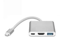Adaptateur multiport USB-C pour USB 3.0, USB-C (USB PD), compatible 4K HDMI