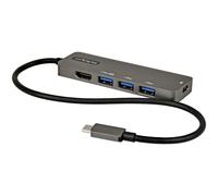 Adaptateur Multiport USB-C - Startech - DKT30CHPD3 - 4 Ports - 4K Ultra HD - HDMI 2.0