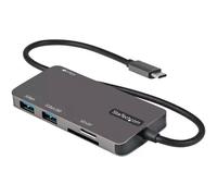 StarTech.com Adaptateur Multiport USB-C - USB Type C vers HDMI 4K, Alimentation 100W Passthrough, SD/MicroSD, Hub USB 3 Ports US