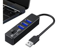 Adaptateur multiport USB, station d'accueil d'extension, concentrateur de haute vitesse, construction compacte et légère pour ordinateur de bureau, ordinateur portable, clé USB, clavier, 8,4