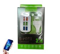 Adaptateur multiport USB, station de charge USB multiport | Prise multiport du bloc de charge - Station de recharge de bureau avec rallonge de 1m/3,28 pieds, accessoires de voyage pour téléphone, tabl