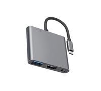 Adaptateur multiports de type C pour un transfert de données efficace et une large compatibilité avec les hubs USB HDTV et les données de sortie HDTV Adaptateur USB vers HDTV