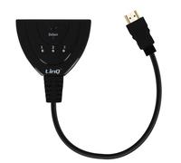 Adaptateur multiports HDMI Mâle vers 3x ports HDMI Femelle LinQ Full HD Noir