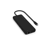 Adaptateur Multiports USB-C 13 en 1 avec Triple Affichage Noir