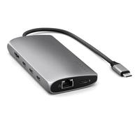 Satechi station d'accueil ST-P8KEM avec fil USB 3.2 Gen 1 (3.1 Gen 1) Type-C Gris