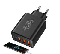Adaptateur mural USB, prise murale USB compacte | Chargeur mural pour smartphones et tablettes, maison, bureau, voyage, chambre, cuisine, cri