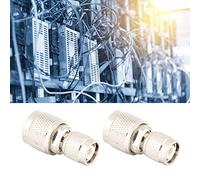 Adaptateur N-Mâle vers TNC Mâle, Connecteur en Laiton de Haute qualité pour Antennes Radios de Diffusion, 2 Pièces