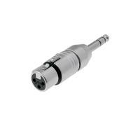 Adaptateur NA3FP Jack 6,35 mm mâle, XLR femelle stéréo PIN : 3 NEUTRES