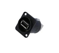 Adaptateur NAUSB-W-B femelle USB A avant, prise USB B arrière NEUTRIK