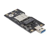 Adaptateur NGFF clé B vers USB avec Emplacement pour Carte SIM, Carte Réseau 3042 3052 et Prise en de la Carte Nano SIM/Micro SIM/SIM, pour Ordinateur Portable Module