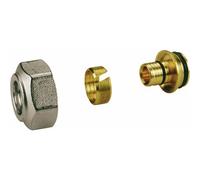 Adaptateur Nickelé et chromé - Eurocone R179E Tube multicouhe GIACOMINI