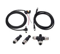Adaptateur Nmea,Cable Nmea 2000,Câble Nmea 2000,Câbles De Dorsale,Pour Kit De Démarrage Nmea2000 Connecteur En T + Câble D'Alimentation + Résnce Mâle Femelle + Adaptateur 3 Ports Ip67 Étanche Pour Les
