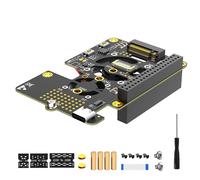 Adaptateur NVME HDDS vers PCIe avec 2 ventilateurs de refroidissement et 5 changements automatiques