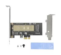 Adaptateur NVMe PCIe bande passante 5Gbps Interface NVME Plug and Play adaptateur PCIe vers M.2 SSD avec dissipateur de chaleur pour M Key SSD
