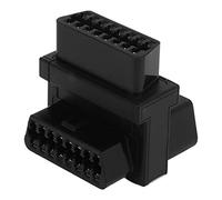 Adaptateur OBD2 16 Broches Mâle à 2 Connecteurs Répartiteurs Plug and Play Femelles pour Prolongateur de Diagnostic