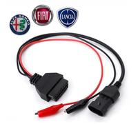Adaptateur OBD2 - ICARSOFT - Fiat 3 broches vers OBD2 - Universel - Compatible Alfa Roméo et Lancia
