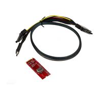 Convertisseur adaptateur OCULINK SFF-8612 vers M2 PCIe M Key 4 lane. Cordon SFF-8611 vers SFF-8639, pour SSD NVMe
