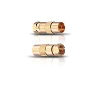 adaptateur Oehlbach F-connecteur, m coaxial & w 2 pcs.