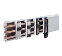 Adaptateur OM Rittal 9340.610 (l x h) 55 mm x 208 mm Polyamide gris (RAL 7035) Convient pour épaisseur de barres 5 mm et