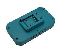 Adaptateur onduleur de batterie en cas de panne extérieure 21 V avec prise, deux ports de USB-A, type C, affichage de la tension, accès portable à l ' énergie du chantier